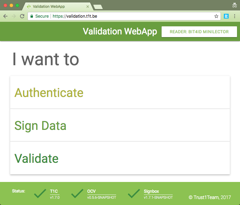 Validation Web App